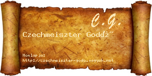 Czechmeiszter Godó névjegykártya